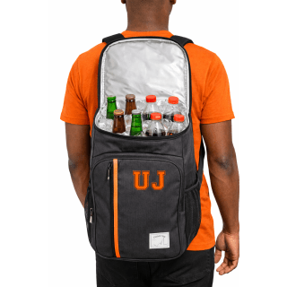 UJ VARSITY ALL NIGHTER COOLER BACKPACK - BLACK/ORANGE