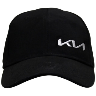 KIA BLACK 6 PANEL CAP