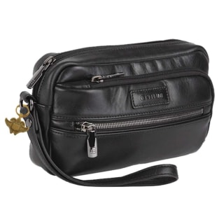 UJ CELLINI INFINITI WRIST BAG - BLACK