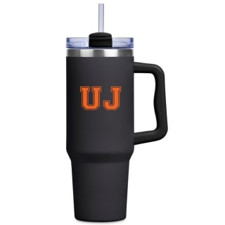 UJ VARSITY STAINLESS STEEL VACUUM MUG - CHARCOAL