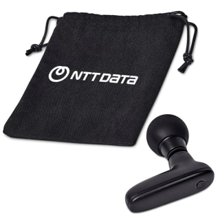 NTT EVA &amp; ELM STRESS-FREE MINI MASSAGE GUN BLACK