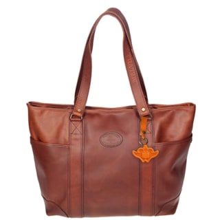 UJ LEATHER LADIES LAPTOP / DAY BAG - BROWN