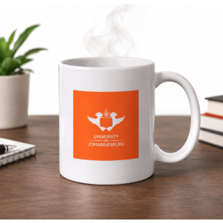 UJ PRIMARY SUBLIMATION COFFEE MUG WITH BOX - WHITE