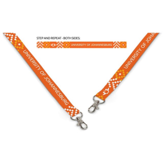UJ WORDMARK DOUBLE SIDED SUBLIMATION PETERSHAM LANYARD
