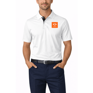 UJ MENS TOURNAMENT GOLF SHIRT - WHITE