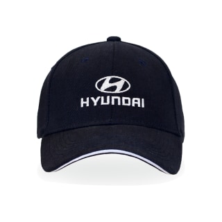 HYUNDAI  6 PANEL NAVY CAP/WHITE SANDWICH 