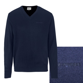HYUNDAI MENS V-NECK NAVY JERSEY ALT-ECDM  L