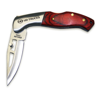 UD LOCKBACK WOOD HANDLED KNIFE 