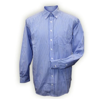 Unbranded Men&#039;s L/S  Blue Stripe Shirt