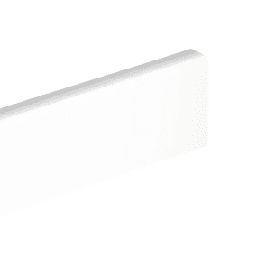 White Glass Laminate Upstand 500 x 500