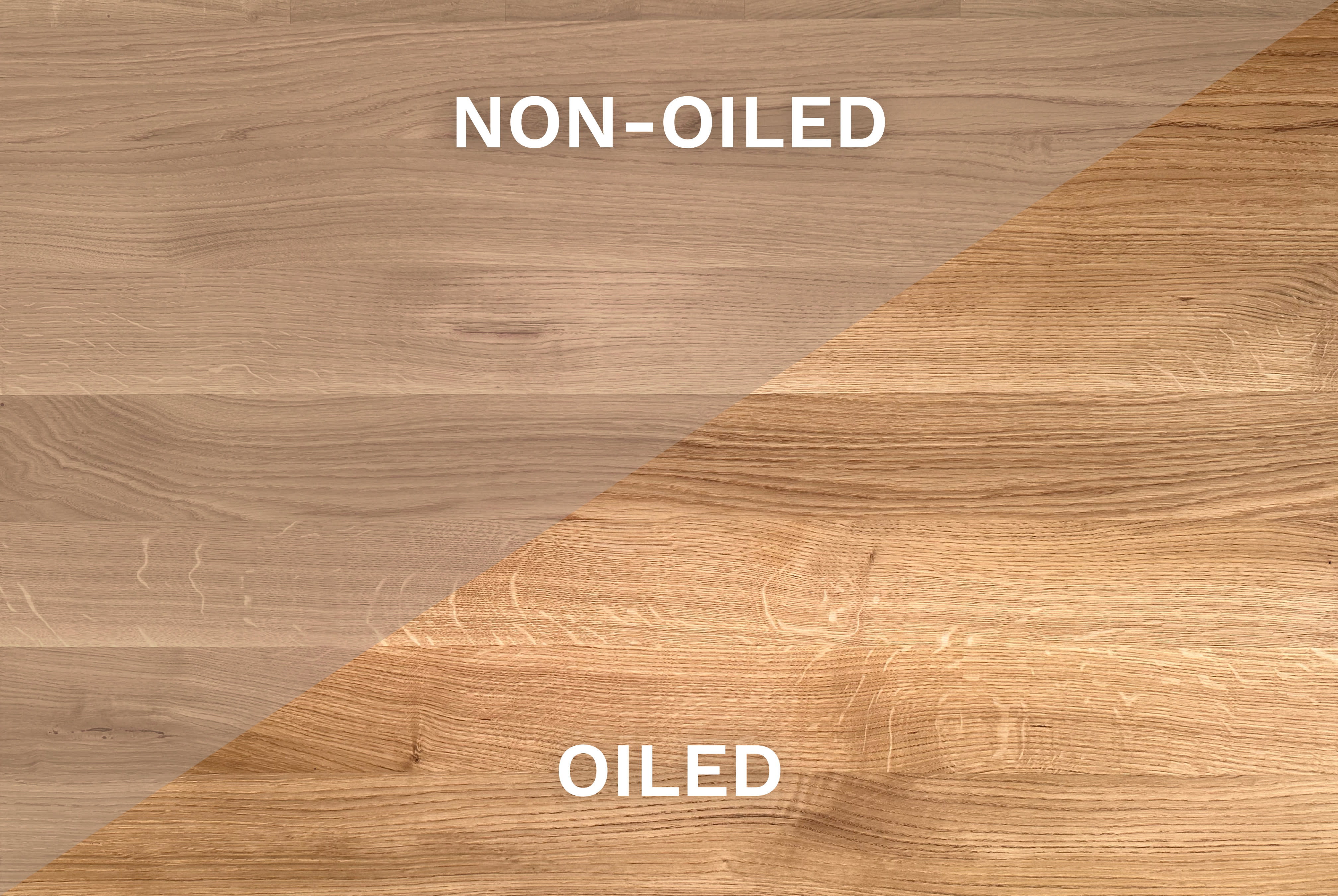 Satin Oil comparing to non oil swatch image