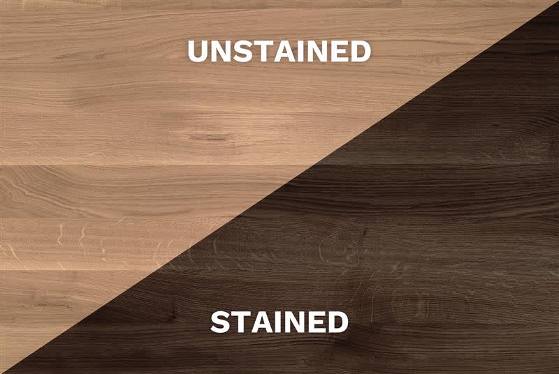 Osmo Stain Black Satin before and after