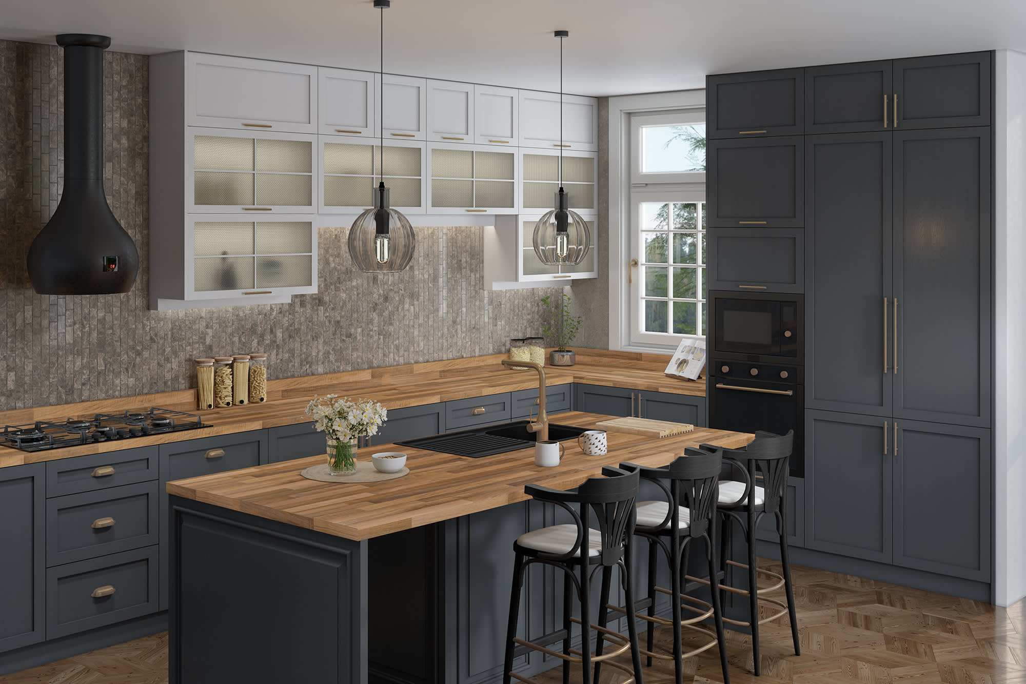 California Walnut RLL Main Kitchen Lifestyle