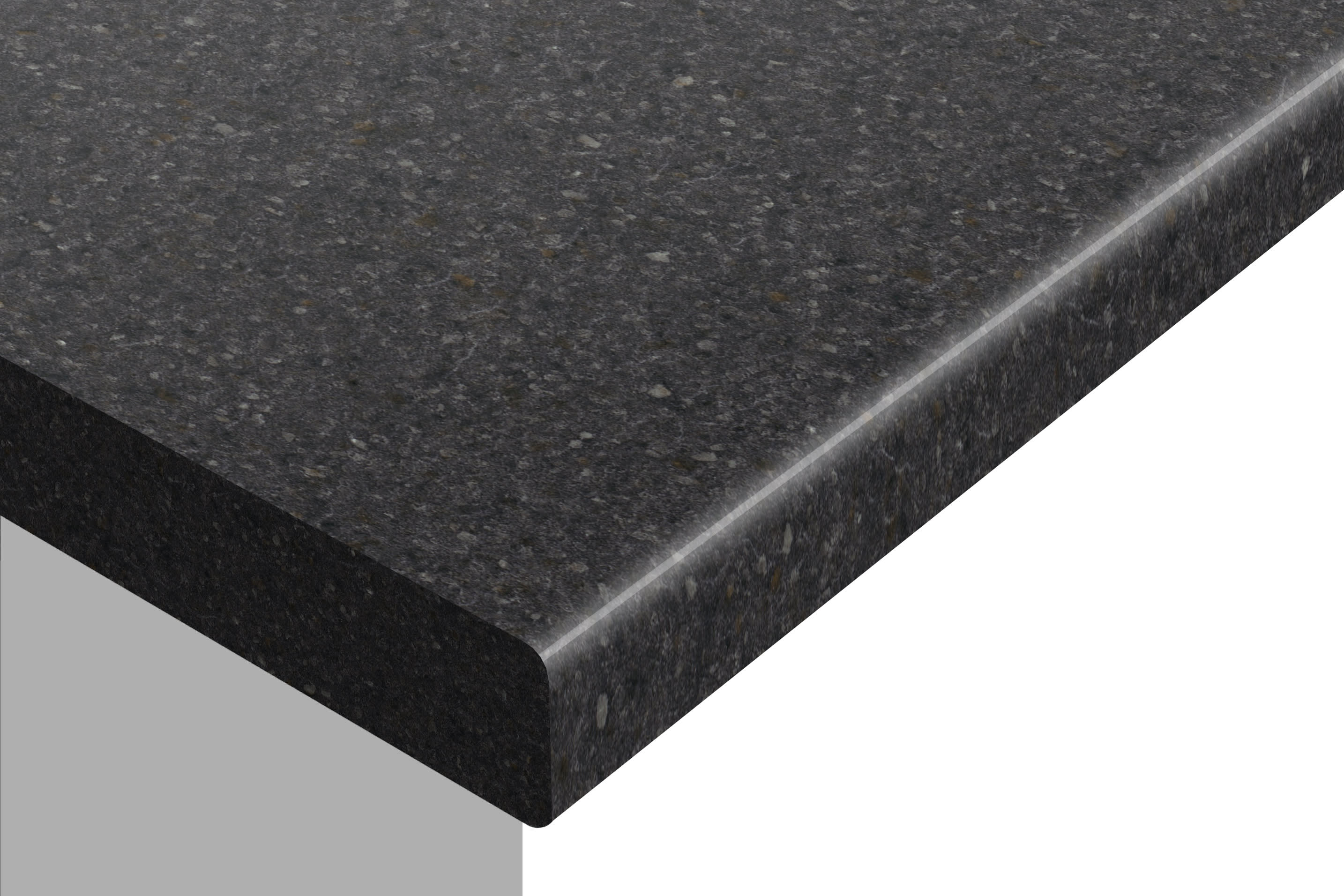 Charcoal Granite Corner