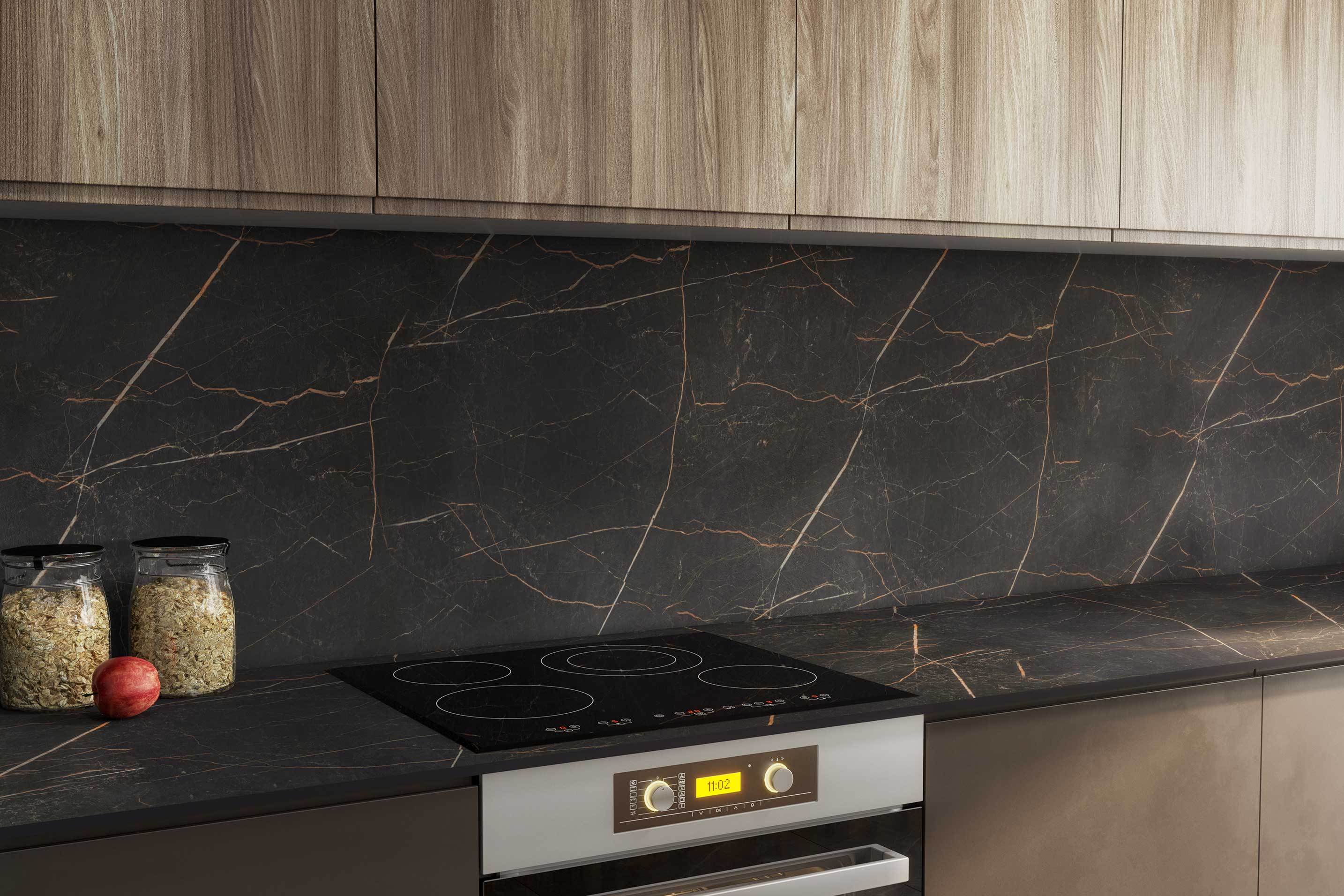 Shadow Marble Splashback