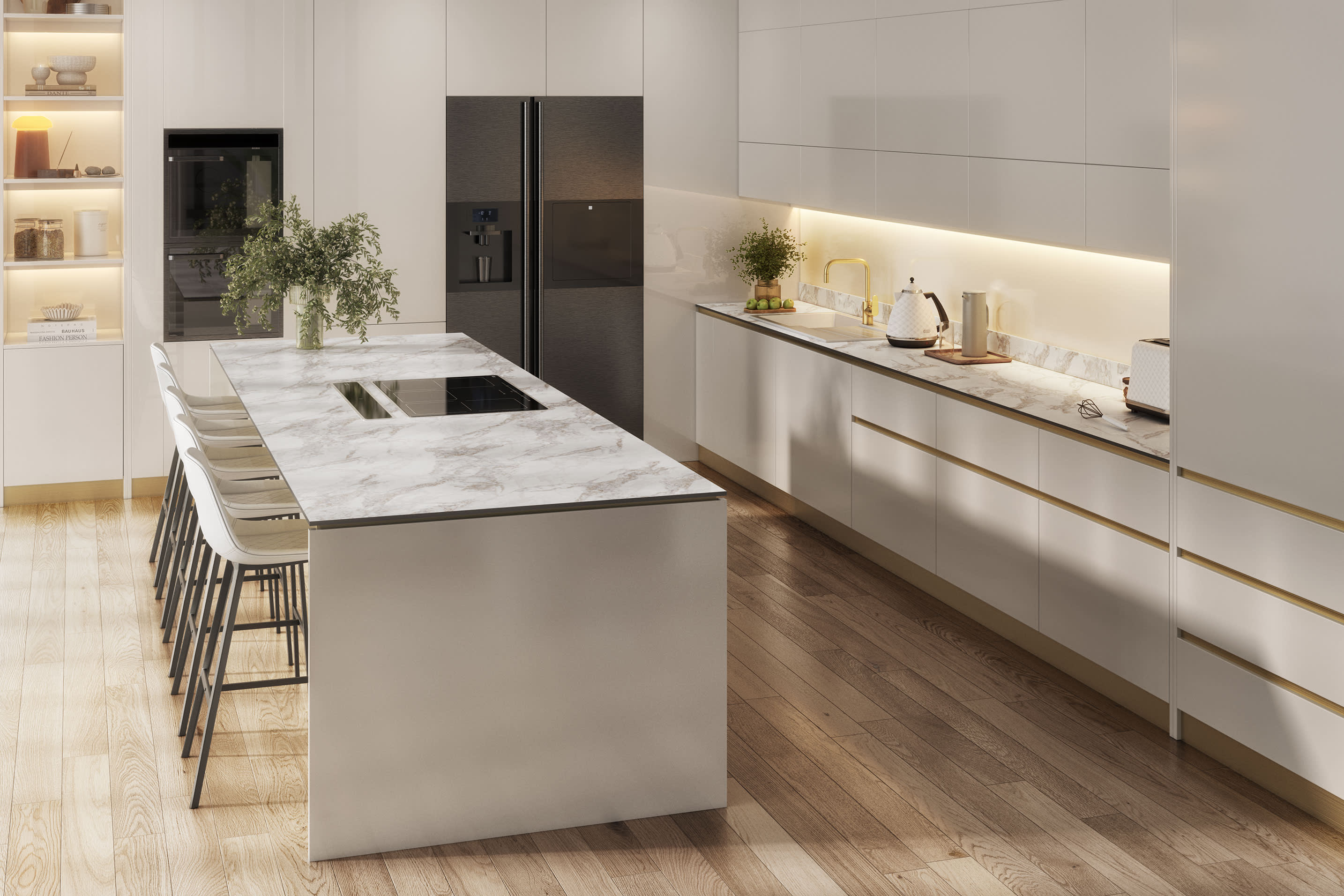 Winter Marble Compact Laminate Full Lifestyle