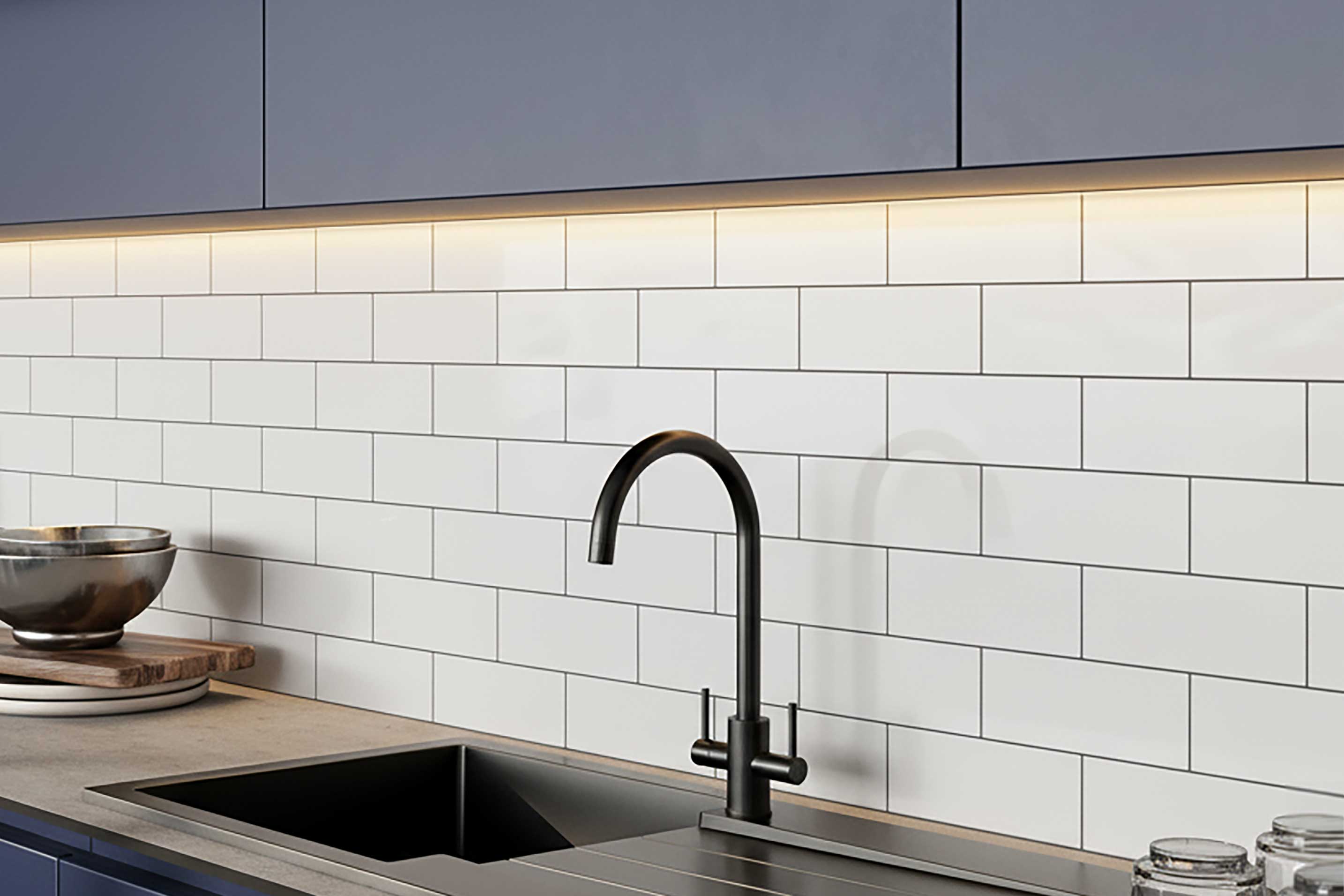 Metro Tile Splashback 2868px