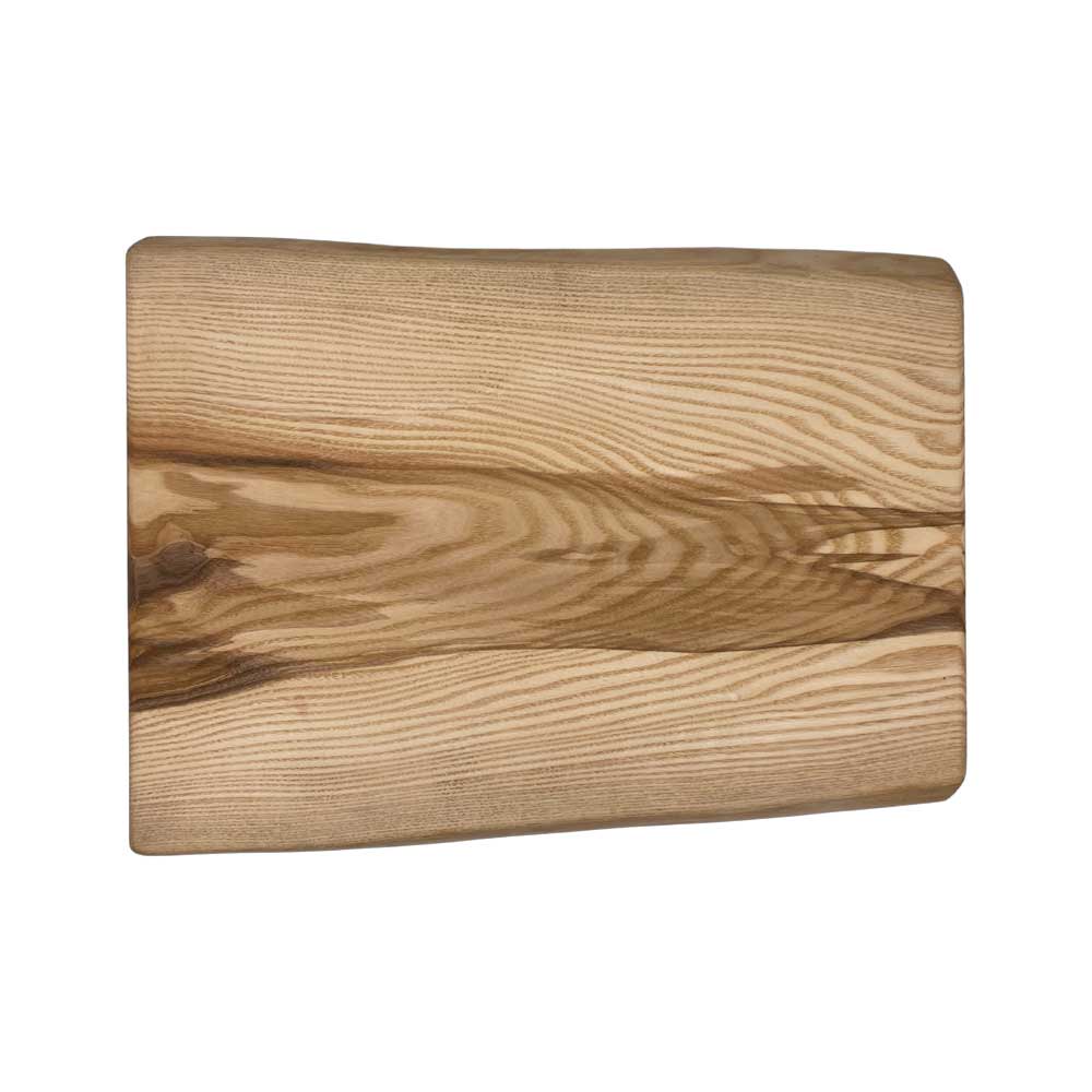 Live Edge Solid Ash Chopping Board - SQ