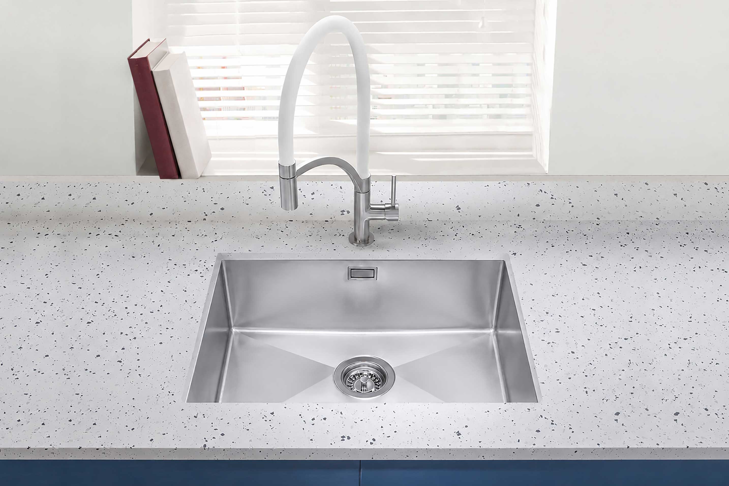 Rettivo Stainless Steel Sink Lifestyle Undermount