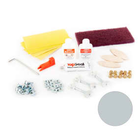 Solid Laminate Installation Kit Grey