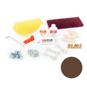 Solid Laminate Installation Kit Walnut