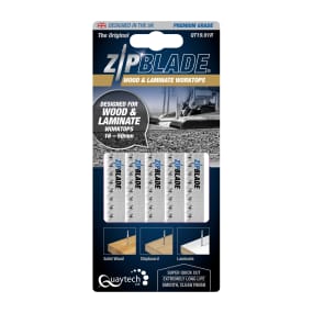 Zipblades for wood and laminate in packaging Square