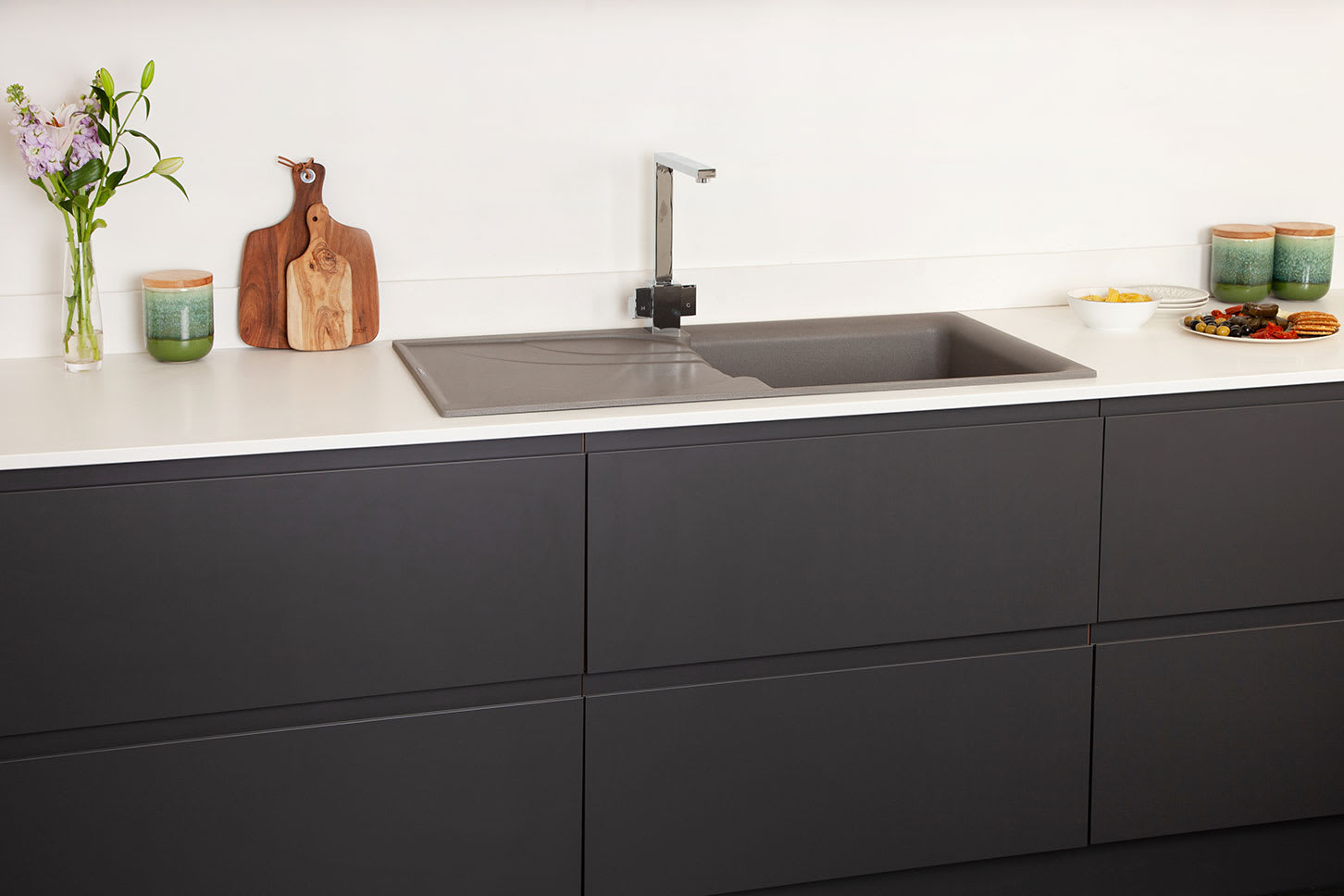 Snow Quartz Acrylic Worktops Worktop Express