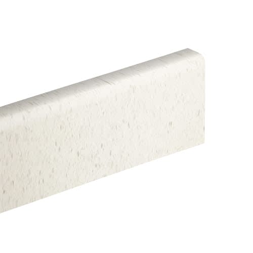 White Quartz Stone Laminate Upstand 500 x 500