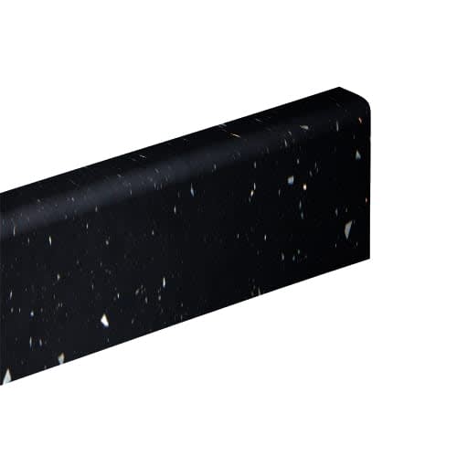 Black Sparkle Laminate Upstand 500 x 500