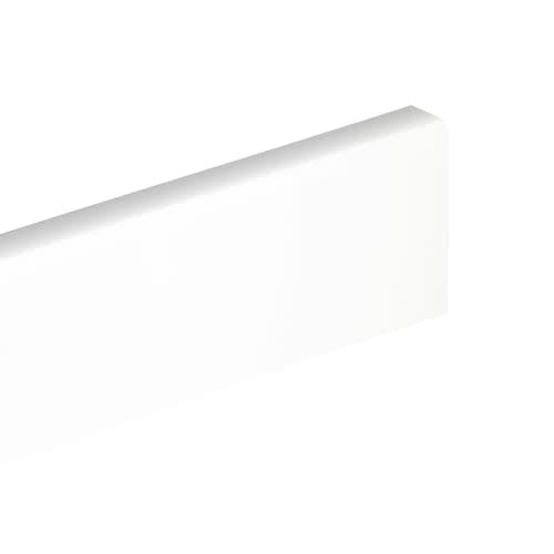 White Glass Laminate Upstand 500 x 500