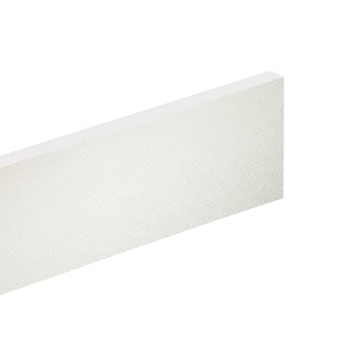 White Quartz Solid Laminate Upstand 500 x 500