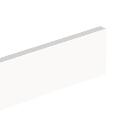 Glacial White Solid Surface Upstand SQ