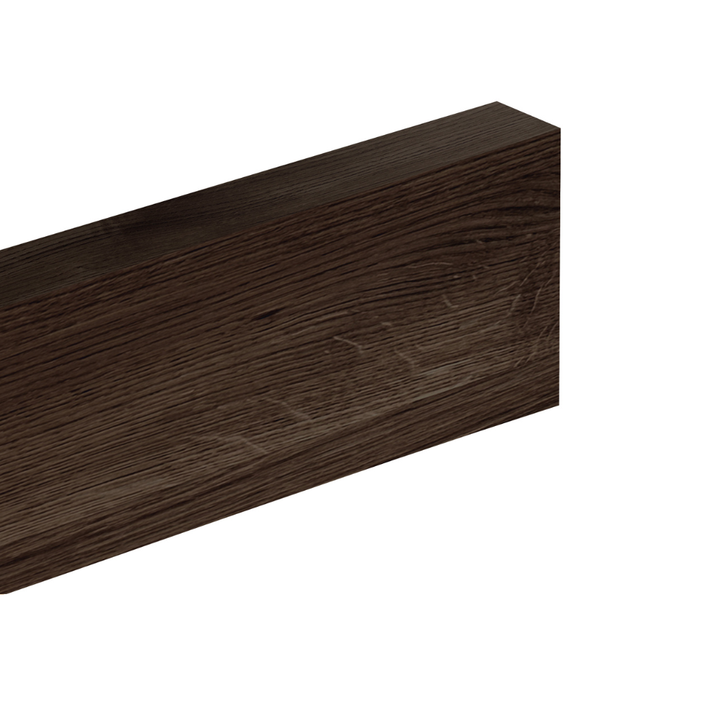 Black Stained Oak Wooden Worktop Upstand SQ