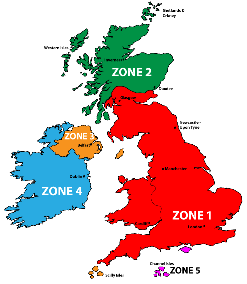The Chippy Shop - Delivery Zones