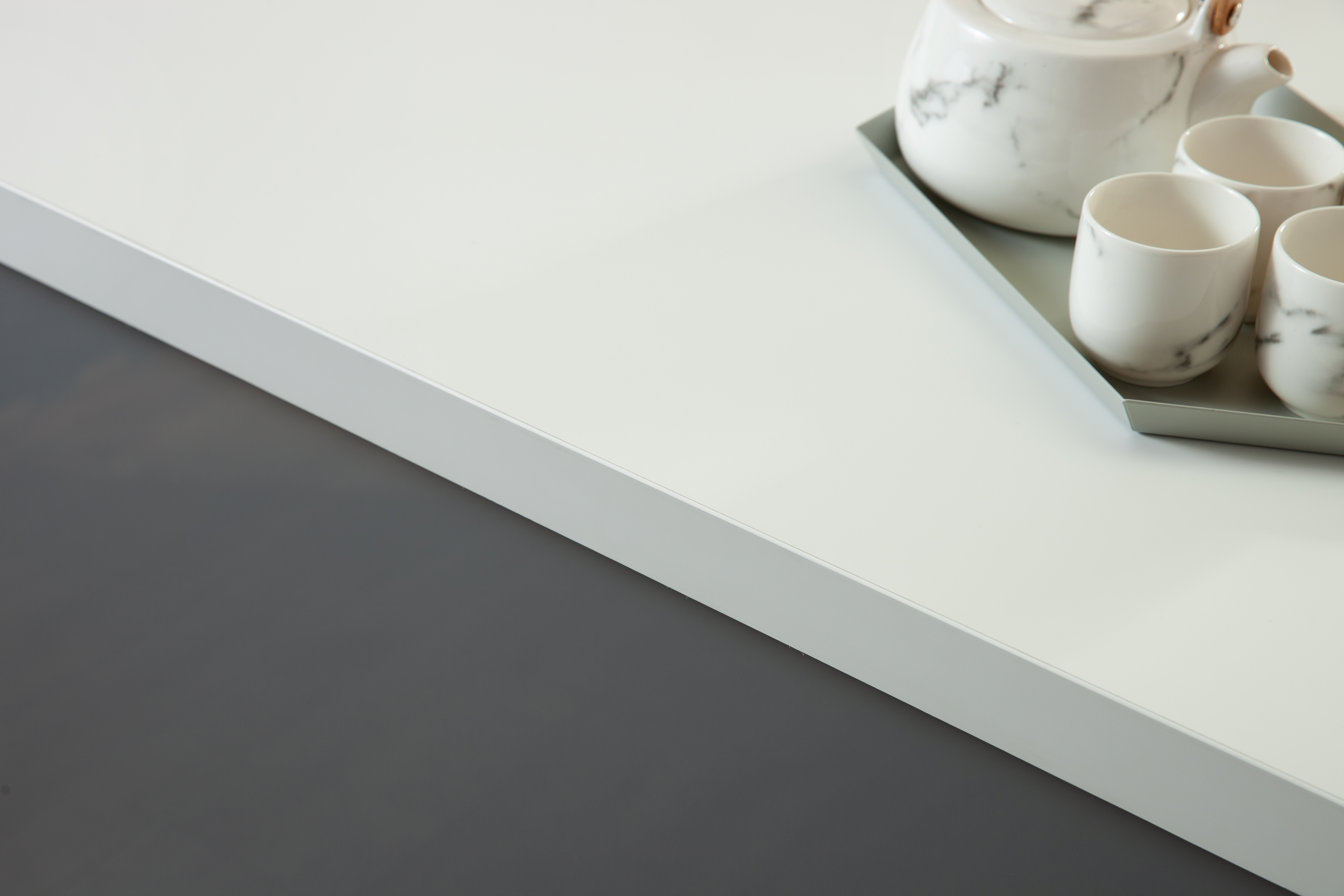 Bianco Kos Bonded FENIX NTM Worktops | Worktop Express