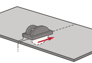 Ensure measurements are marked clearly and follow when cutting to achieve a smooth top edge for a discreet join.