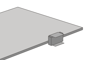 Solid FENIX NTM® worktops do not require edging strips, only sanding with 240 grit sanding paper.