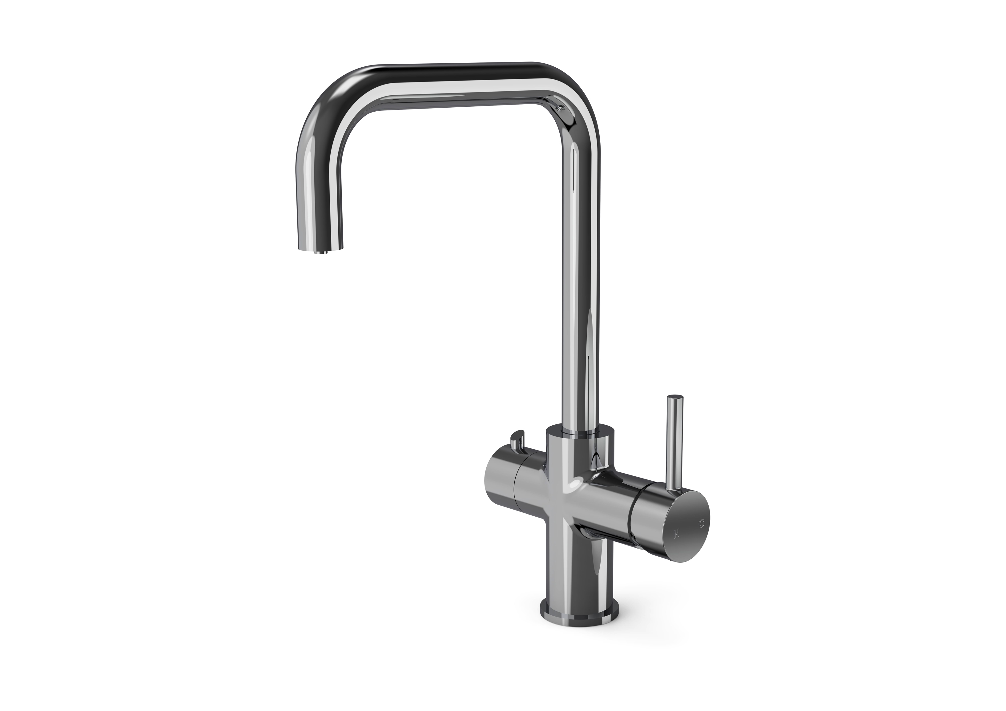 Trigno Instant 3 in 1 Hot Water Chrome Tap Worktop Express