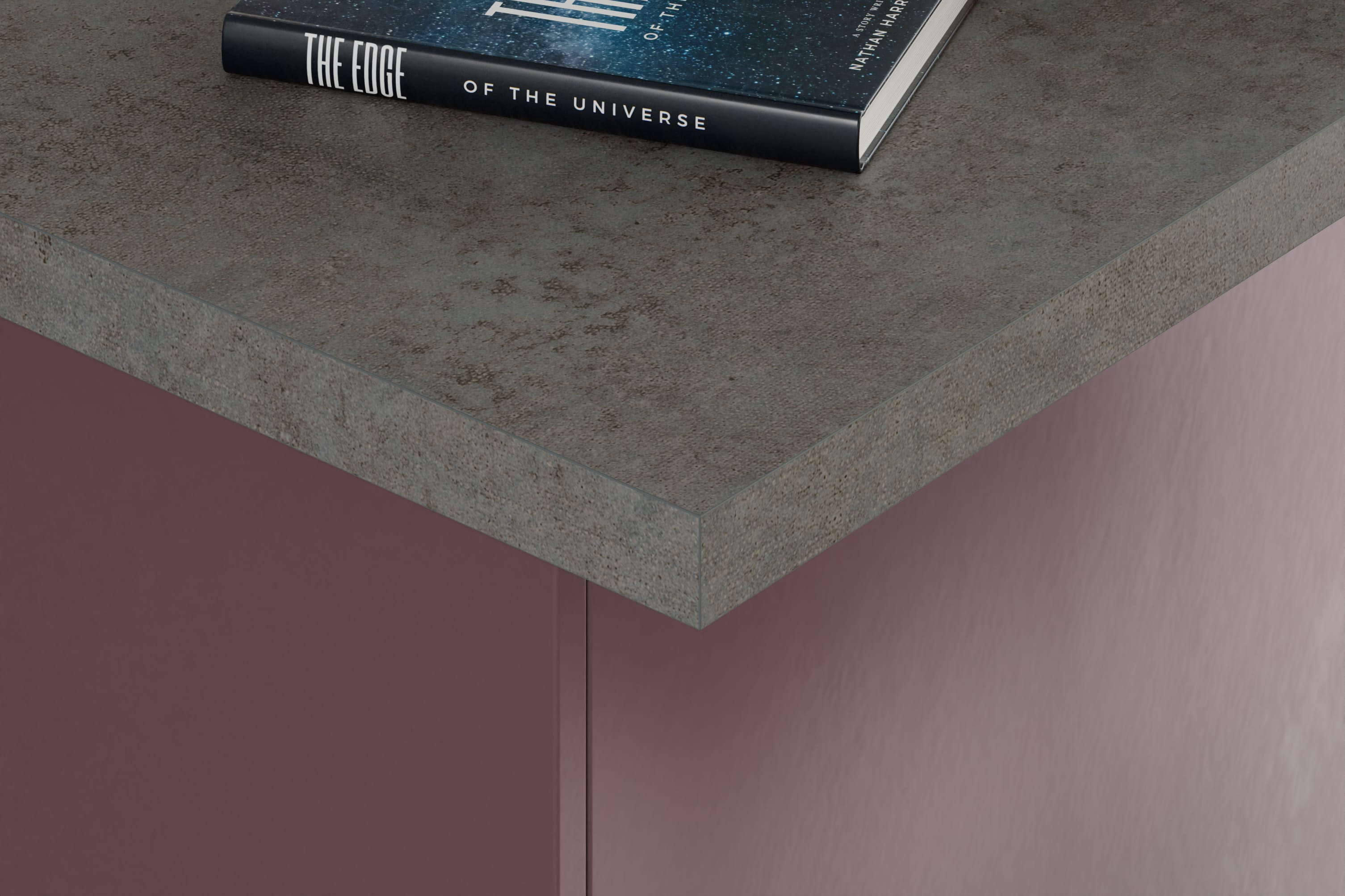 Industrial Concrete Laminate Worktops - 3m x 635 x 39mm