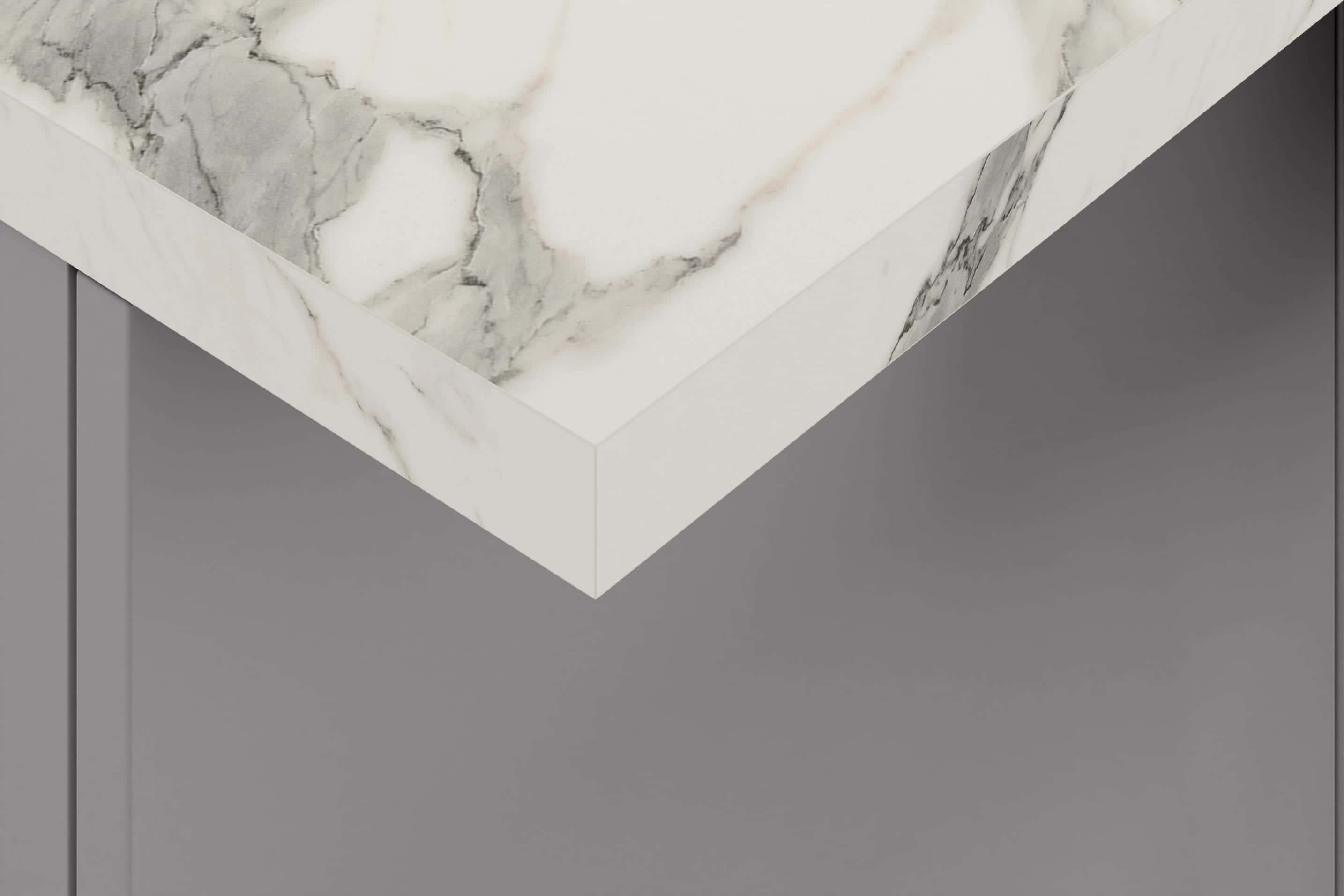 Statuario Marble Laminate Worktops - 3m x 635 x 39mm