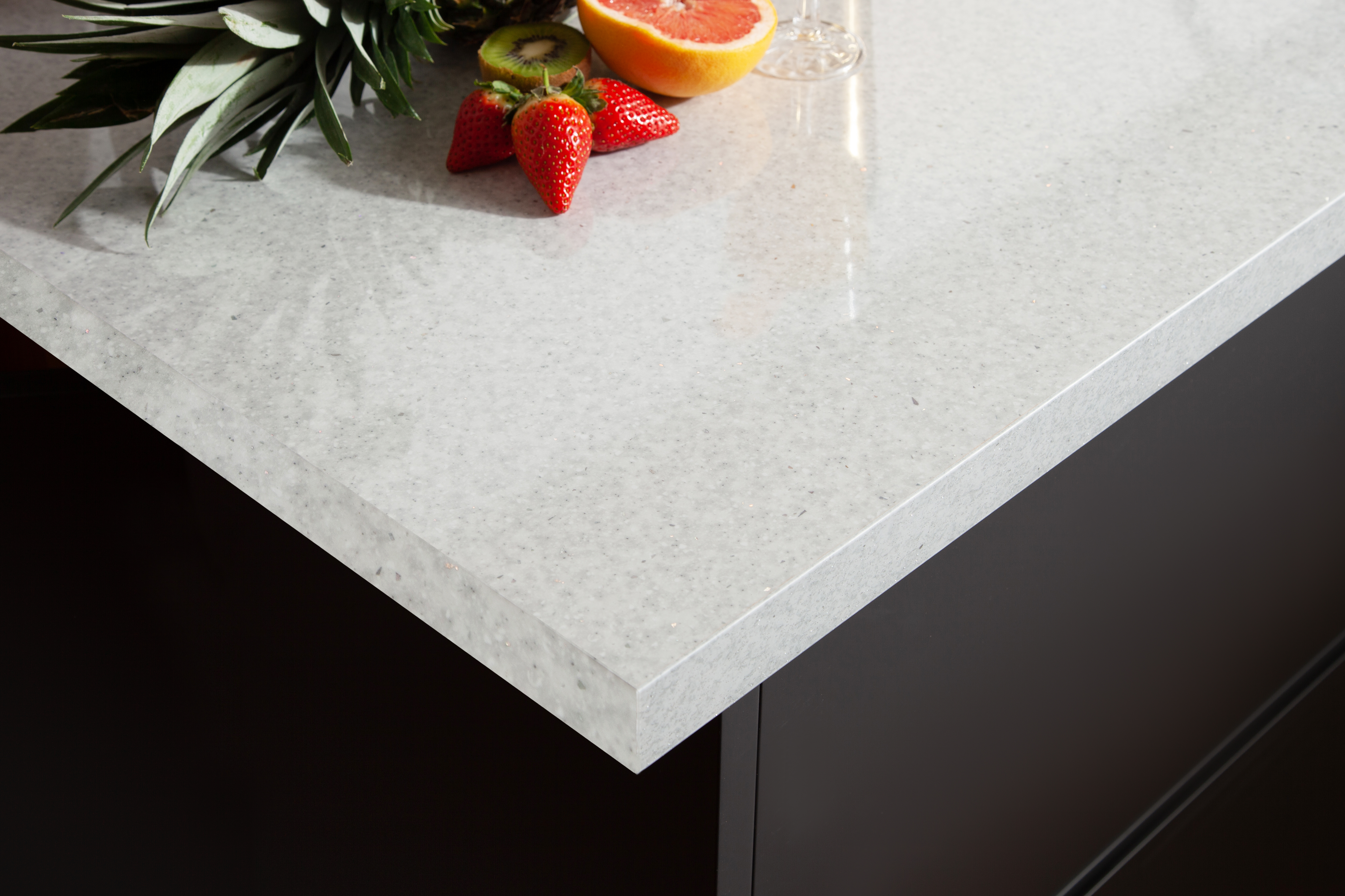 Grey Haze Andromeda Laminate Worktops - 3m x 600 x 38mm, additional view