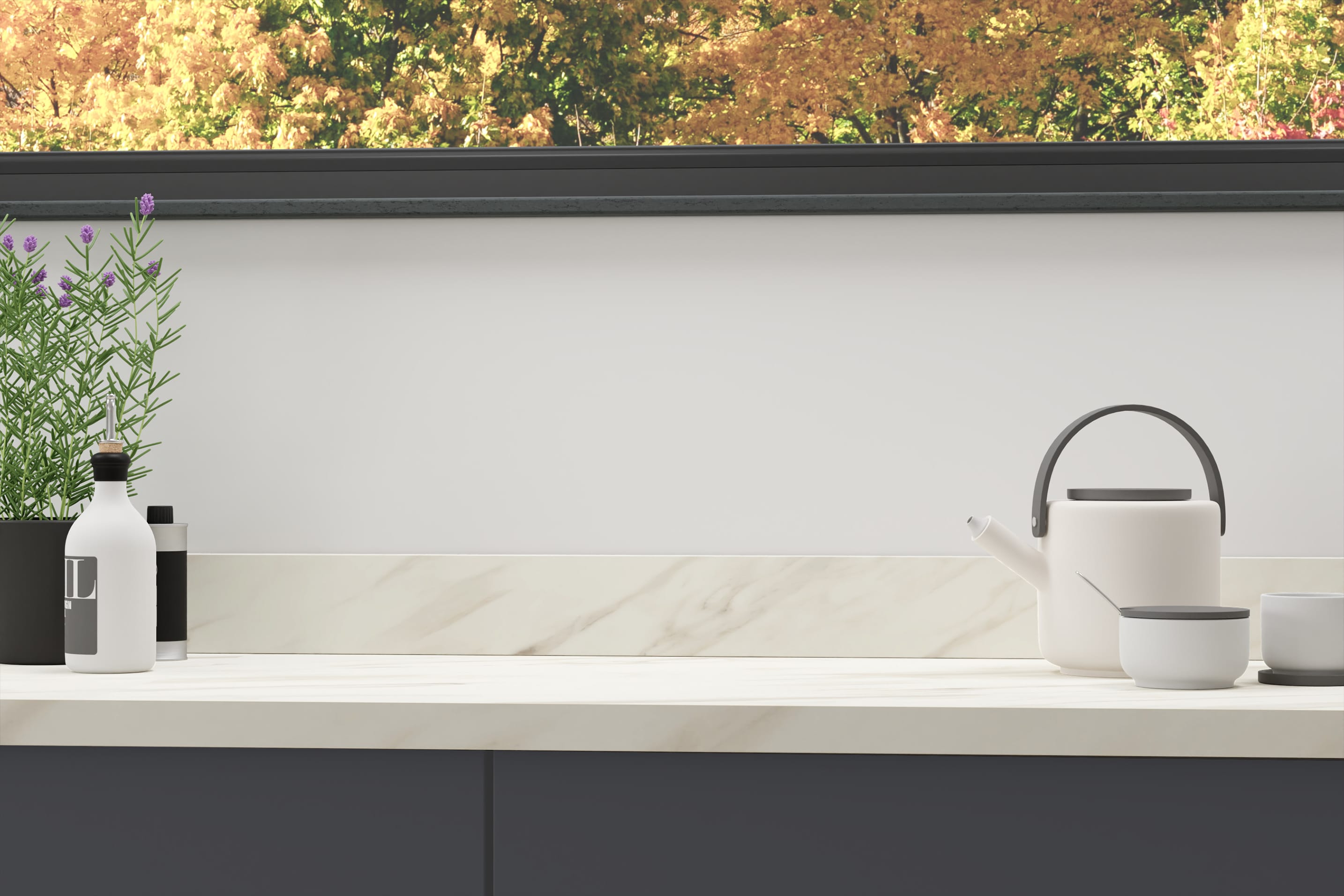 Classic Marble Laminate Worktops - 3m x 635 x 39mm