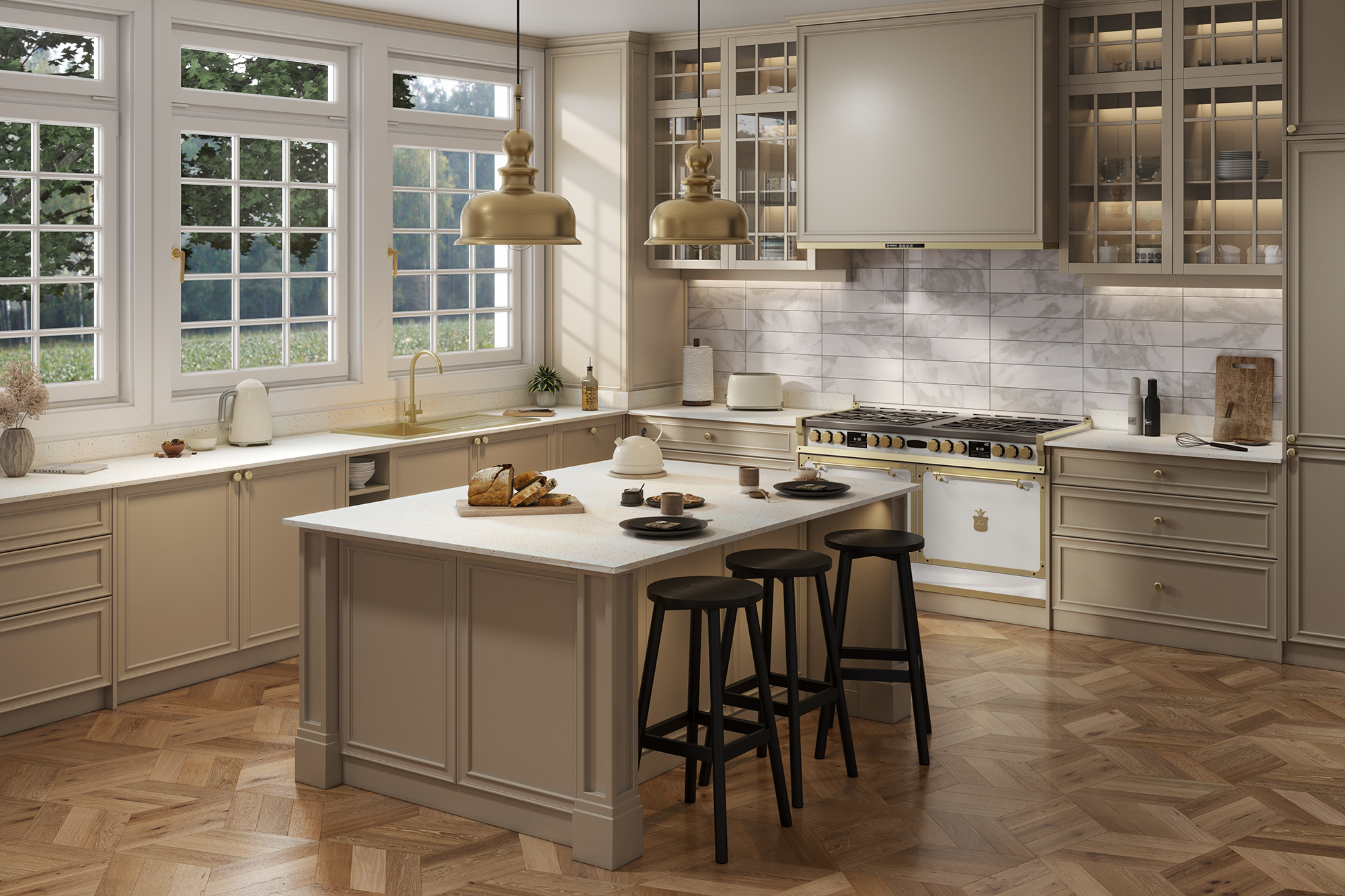 Coreluxe Sahara Ivory Solid Surface Worktops - 2m x 920 x 19mm