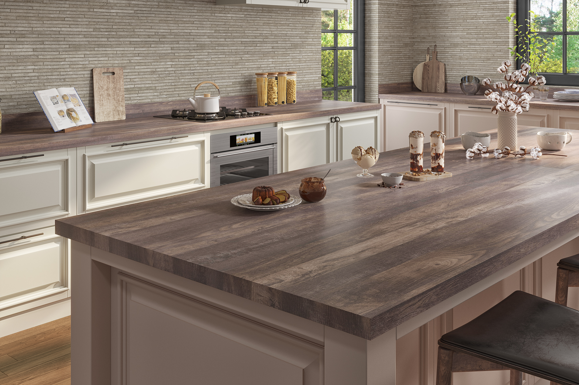 VIS Alpan Laminate Worktops - 3m x 635 x 39mm, additional view
