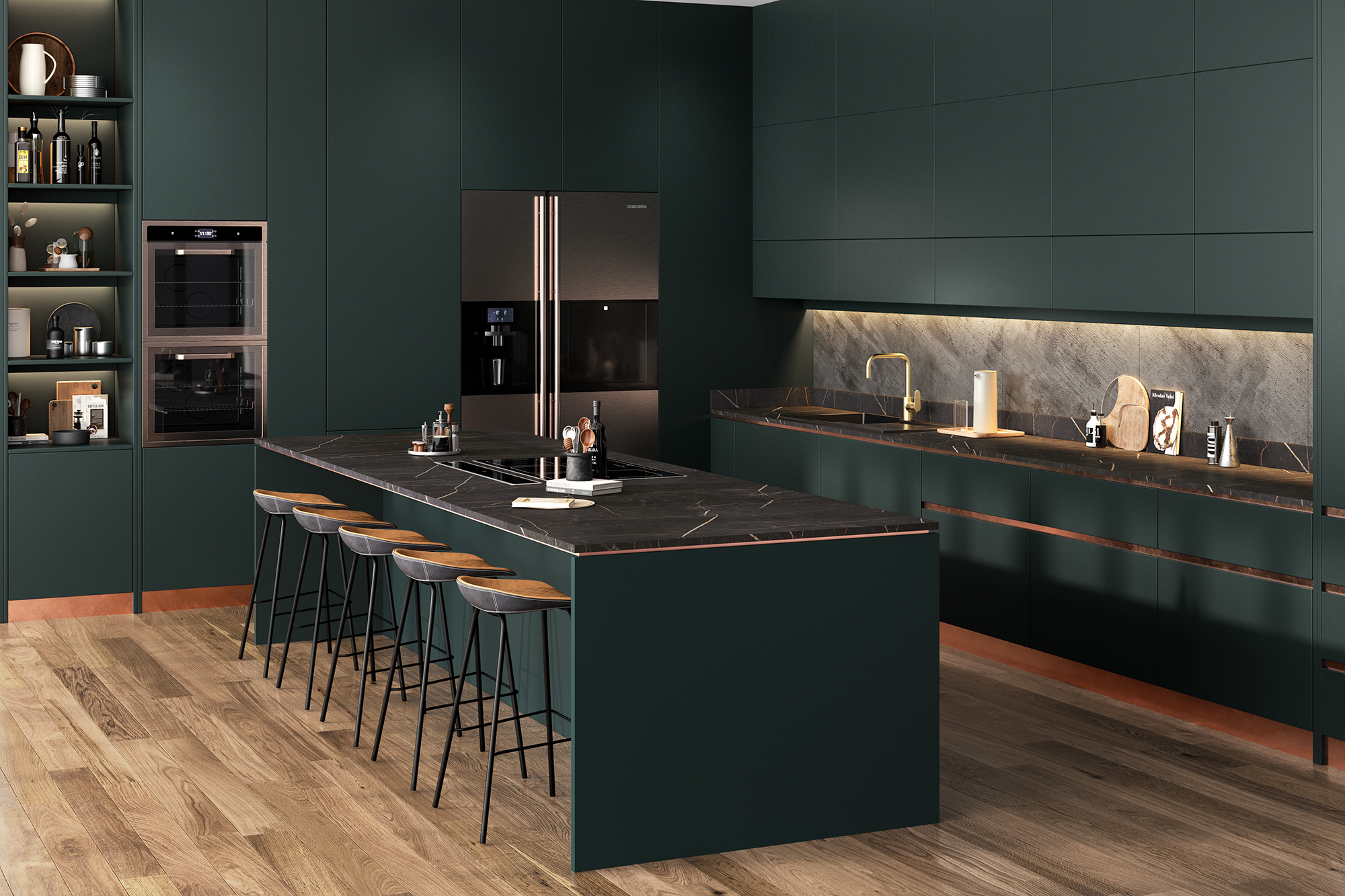 VIS Samas Laminate Worktops - 3m x 635 x 23mm