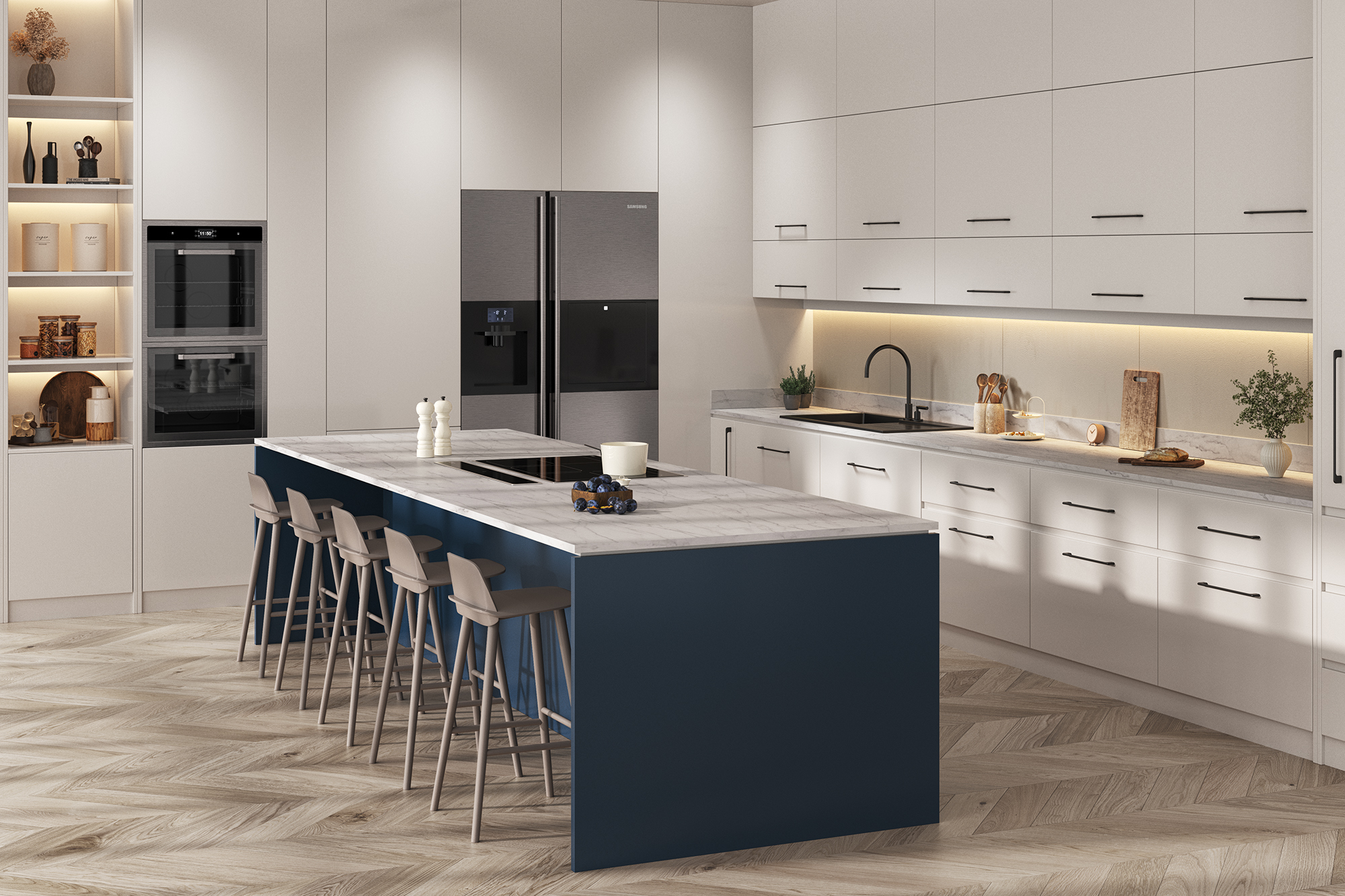 VIS Uma Laminate Worktops - 3m x 635 x 23mm