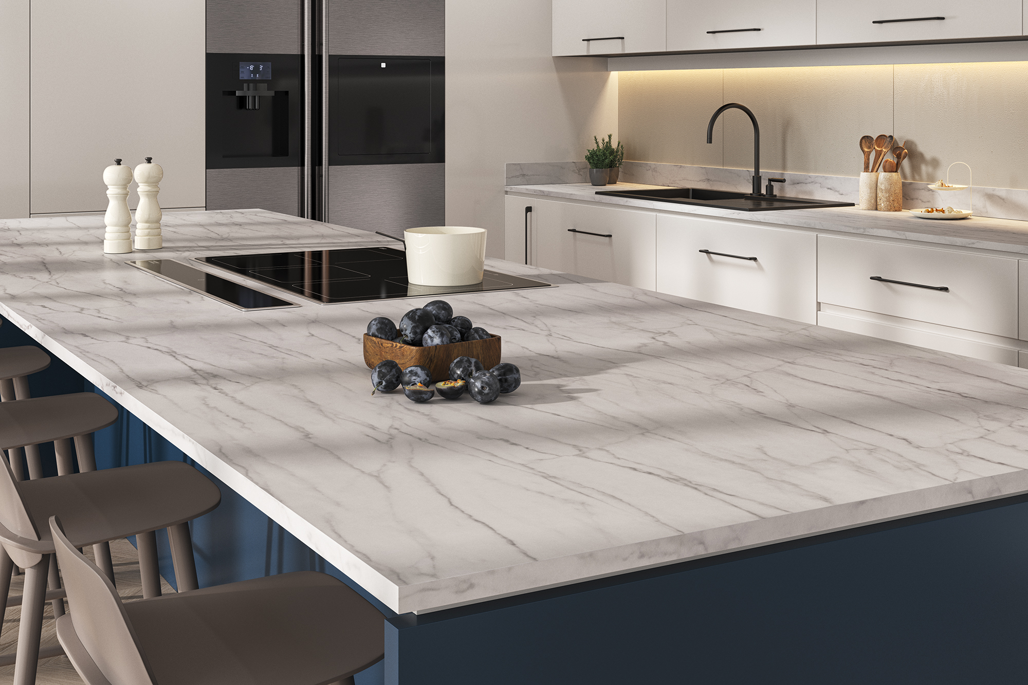 VIS Uma Laminate Worktops - 3m x 635 x 23mm, additional view