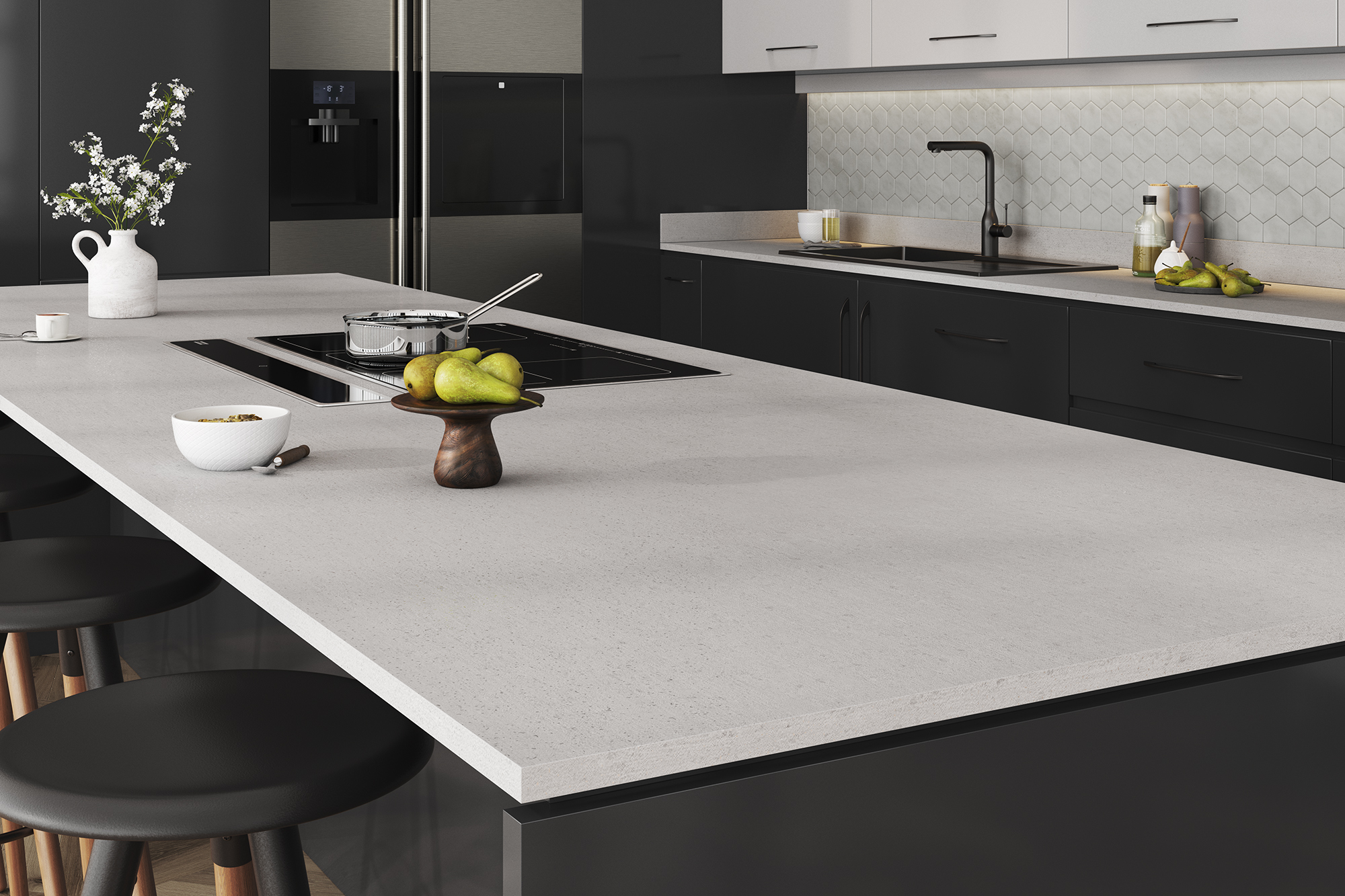 VIS Oya Laminate Worktops - 3m x 635 x 23mm, additional view