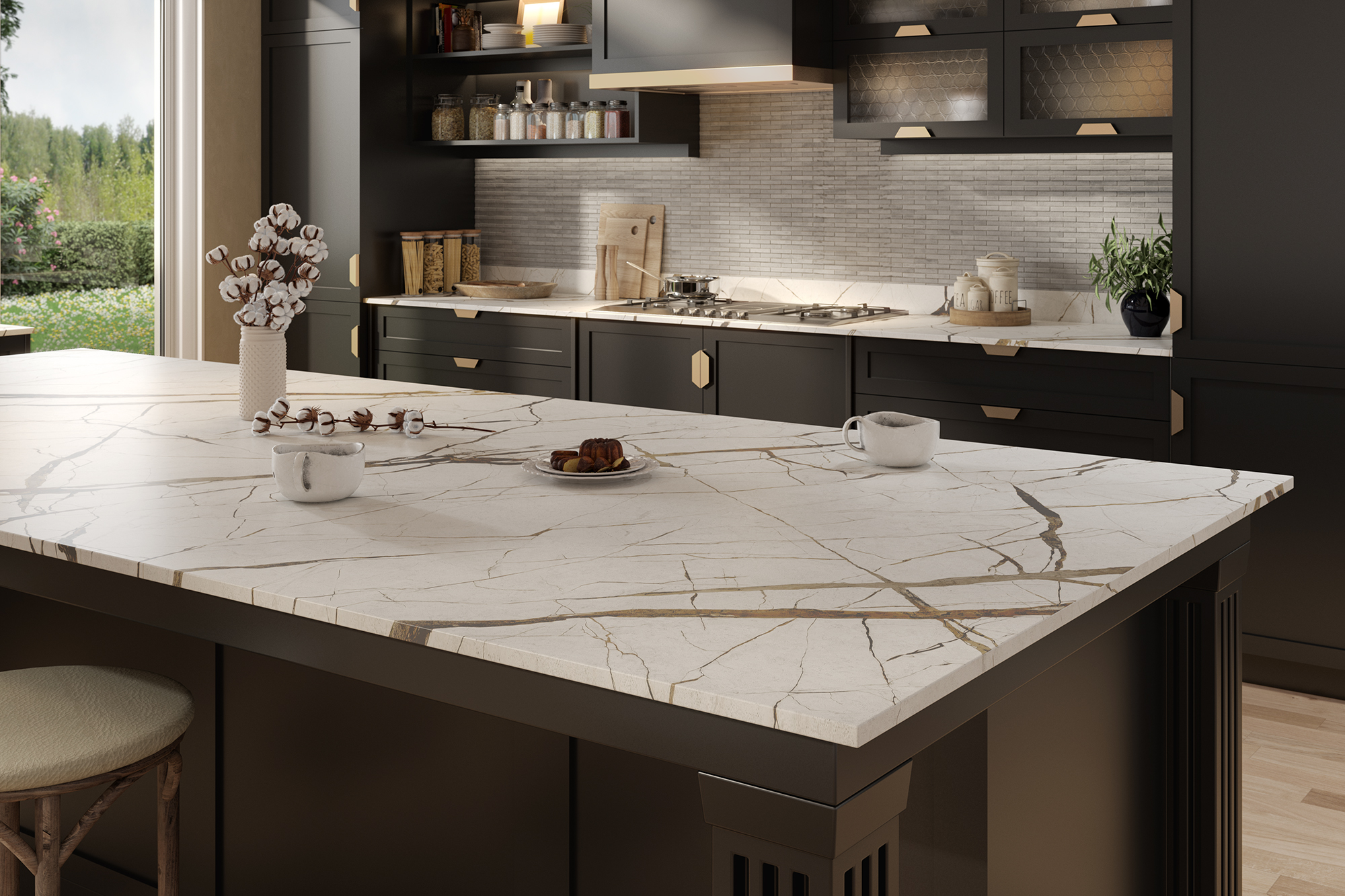 Getalit Endless Evo Antik Laminate Worktops - 3m x 635 x 23mm, additional view