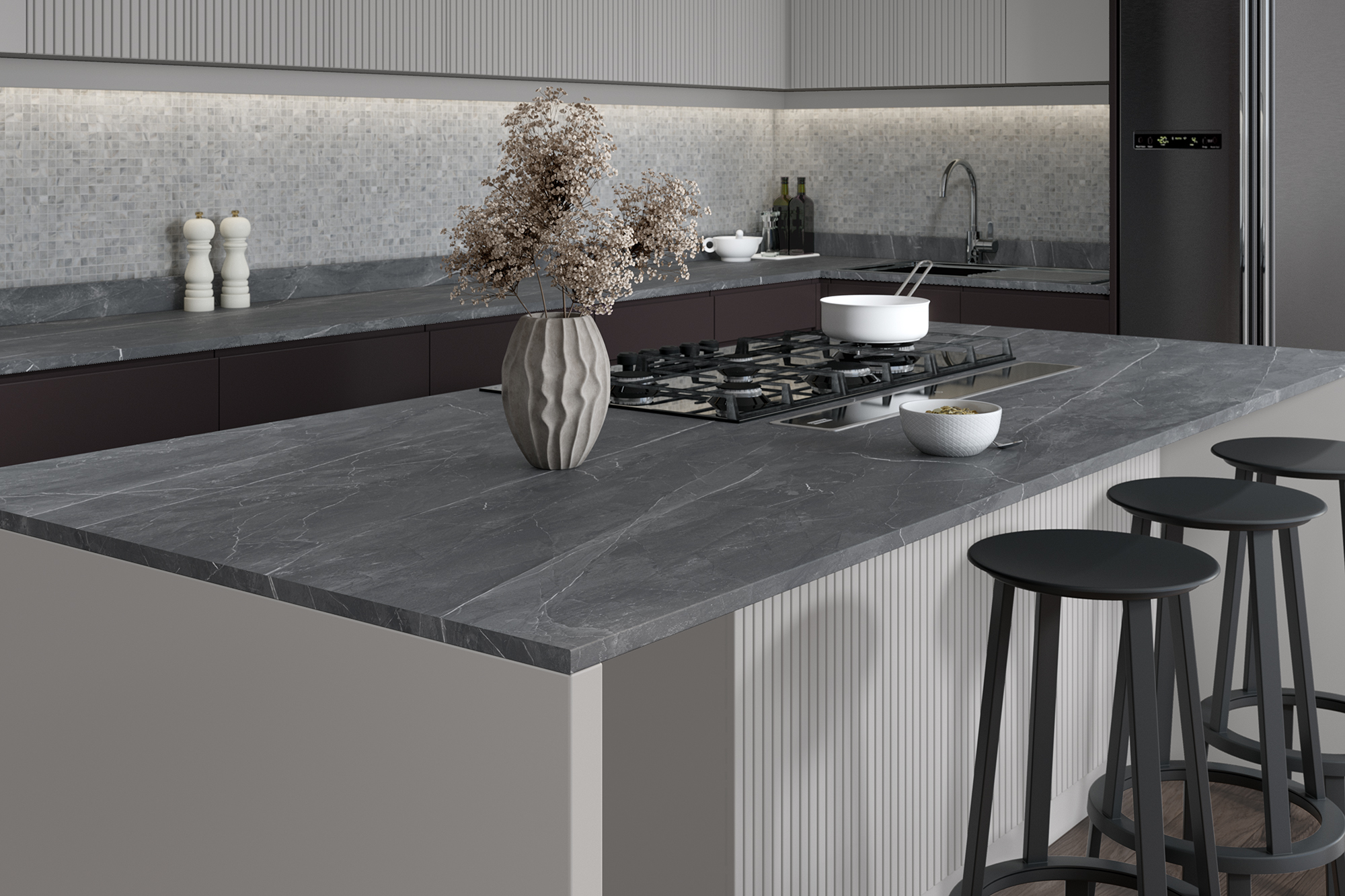 Getalit Boston Terrazzo Laminate Worktops - 3m x 635 x 23mm, additional view